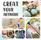 72-Color Acrylic Paint Markers – Extra Fine Tip for Rock Painting, Ceramic, Wood, Plastic, Canvas, Glass, Card Making, DIY Crafts & Art Supplies